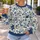 Blue Watercolor Florals for Garden Parties and Everyday Spring Style All-over Print Knitted Sweater - 5