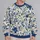 Blue Watercolor Florals for Garden Parties and Everyday Spring Style All-over Print Knitted Sweater - 2