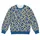 Blue And Yellow Animal Spots For Bold Everyday Style And Relaxed Casual Wear All-over Print Knitted Sweater - 4