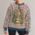 Charming Tabby Kitten on a Blooming Garden Path for Relaxed Everyday Cat Lovers All-over Print Knitted Sweater - 1