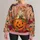 Orange Cat And Pumpkin With Autumn Blooms For Cozy Fall Gatherings And Seasonal Style All-over Print Knitted Sweater - 1