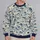 Navy Sharks And Ocean Waves For Coastal Autumn Adventures And Everyday Casual Wear All-over Print Knitted Sweater - 2