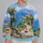 Coastal Road and Wildflower Landscape for Scenic Weekend Getaways and Travel Lovers All-over Print Knitted Sweater - 2