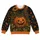 Jack O Lantern Harvest Scene for Halloween Parties and Autumn Outings All-over Print Knitted Sweater - 4