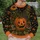 Jack O Lantern Harvest Scene for Halloween Parties and Autumn Outings All-over Print Knitted Sweater - 6