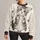 Wide-Eyed Kitten and Paw Marks for Cozy Everyday Casual Style for Cat Lovers Everywhere All-over Print Knitted Sweater - 1