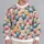 Colorful Sheep Motifs for Playful Farmhouse Weekends and Cozy Casual Everyday Wear All-over Print Knitted Sweater - 2