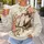 Three Cats Among Roses for Cozy Autumn Days and Cottage Garden Cat Lovers at Home All-over Print Knitted Sweater - 5