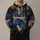 Skull Reaper And Scythe Gothic Art For Halloween And Dark Streetwear Fans All-over Print Hoodie (Lightweight) - 1