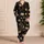 Celestial Witch Moon Skull Cozy Nights for Women's Dark Academia Home Ritual Style Satin Pajamas Set - 4