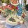 Painterly Floral Couple Scene for Creative Casual Days and Artful Everyday Wear Style All-over Print Knitted Sweater - 5