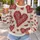 Burgundy Heart Doodle Style for Cozy Autumn Days and Casual Everyday Streetwear All-over Print Knitted Sweater - 5