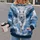 Flying White Wolf with Teal Wings for Outdoor Adventure and Everyday Fantasy Fans All-over Print Hoodie (Lightweight) - 2