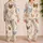 Girls Charming Hen Sleep Set For Cozy Bedtime, Vacation Trips And Everyday Lounging Satin Pajamas Set - 2