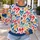 Colorful Graffiti Hearts for Creative Everyday Wear and Valentine's Day Celebrations All-over Print Knitted Sweater - 5