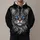Blue-Eyed Cat Portrait for Everyday Casual Style and Creative Cat Lovers Weekend Wear All-over Print Hoodie (Lightweight) - 1