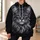 Blue-Eyed Cat Portrait for Everyday Casual Style and Creative Cat Lovers Weekend Wear All-over Print Hoodie (Lightweight) - 6