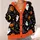 Cute Halloween Ghosts, Pumpkins and Witch Cat for Spooky Autumn Festivities All-over Print Knitted Cardigan - 4
