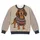 Sweet Dachshund in Striped Pullover for Cozy Everyday Dog Lover Style All-over Print Knitted Sweater - 4