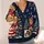 Teddy Bear Christmas Scene for Cozy Holiday Gatherings and Festive Winter Celebrations All-over Print Knitted Cardigan - 4