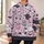 Cute Cats and Bats for Halloween Parties, Cozy Autumn Nights and Cat Lovers Everywhere All-over Print Hoodie (Lightweight) - 6