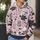Cute Cats and Bats for Halloween Parties, Cozy Autumn Nights and Cat Lovers Everywhere All-over Print Hoodie (Lightweight) - 5