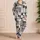 Black Heart Plaid Patchwork Lounge Set for Cozy Valentine's Day Evenings and Gifts Satin Pajamas Set - 4