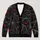 Red Spiders and White Webs for Spooky Season Style and Gothic Teen Looks All-over Print Knitted Cardigan - 1