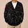 Red Spiders and White Webs for Spooky Season Style and Gothic Teen Looks All-over Print Knitted Cardigan - 6