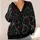 Red Spiders and White Webs for Spooky Season Style and Gothic Teen Looks All-over Print Knitted Cardigan - 4
