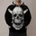 Detailed Etched Skull and Crossbones for Alternative Casual Style and Everyday Wear All-over Print Hoodie (Lightweight) - 1