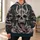 Eerie One-Eyed Skull and Smoke for Alternative Nightlife and Bold Streetwear Enthusiasts All-over Print Hoodie (Lightweight) - 6