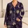 Women's Celestial Sun Moon Constellation for Relaxed Bedtime Lounging and Easy Rest Satin Pajamas Set - 1