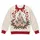 Pink Fairytale Castle Bow And Holly For A Whimsical Christmas Holiday Getaway Gift All-over Print Knitted Sweater - 4