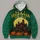Halloween Moonlit Castle and Pumpkins for Spooky Season Celebrations All-over Print Hoodie (Lightweight) - 4