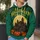 Halloween Moonlit Castle and Pumpkins for Spooky Season Celebrations All-over Print Hoodie (Lightweight) - 5