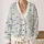 Vintage Library Due Date Ledger Motif for Book Lovers and Everyday Campus Study Days All-over Print Knitted Cardigan - 2
