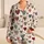Scattered Heart Motif for Cozy Winter Lounging, Romantic Valentine's Gift for Women Satin Pajamas Set - 1