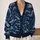 Fish Skeletons and Sea Life for Everyday Ocean-Inspired Layering All-over Print Knitted Cardigan - 2