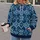 Navy Nordic Snowflake Motifs for Cozy Winter Walks, Cabin Days, and Fireside Weekends All-over Print Hoodie (Lightweight) - 2