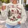 Christmas Tree, Santa and Snowman Motifs for Cozy Holiday Celebrations and Gifting All-over Print Knitted Sweater - 5