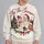 Christmas Tree, Santa and Snowman Motifs for Cozy Holiday Celebrations and Gifting All-over Print Knitted Sweater - 2