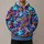Swirling Pumpkins, Friendly Ghosts & Bats for Colorful Autumn Night Celebrations All-over Print Hoodie (Lightweight) - 1