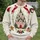 Enchanted Christmas Castle With Red Bow for Festive Holiday Celebrations All-over Print Knitted Sweater - 6