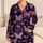 Vintage Butterfly Line Art Romantic Gift for Her Elegant Plus Size Lounge Style Look Satin Pajamas Set - 1