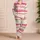 Raspberry Rose Butter Yellow Stripes for Colorful Summer Lounging and Relaxed Home Days Satin Pajamas Set - 4