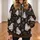 Ghosts, Snowflakes and Pine Sprigs for Cozy Christmas Gatherings and Winter Outings All-over Print Hoodie (Lightweight) - 6