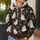 Ghosts, Snowflakes and Pine Sprigs for Cozy Christmas Gatherings and Winter Outings All-over Print Hoodie (Lightweight) - 5