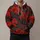 Black And Crimson Swirling Clouds For Bold Everyday Streetwear And Alternative Style All-over Print Hoodie (Lightweight) - 1