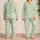 Mint Puppy Nightwear For Cozy Bedtime And Sleepovers For Girls And Boys All Season Satin Pajamas Set - 2